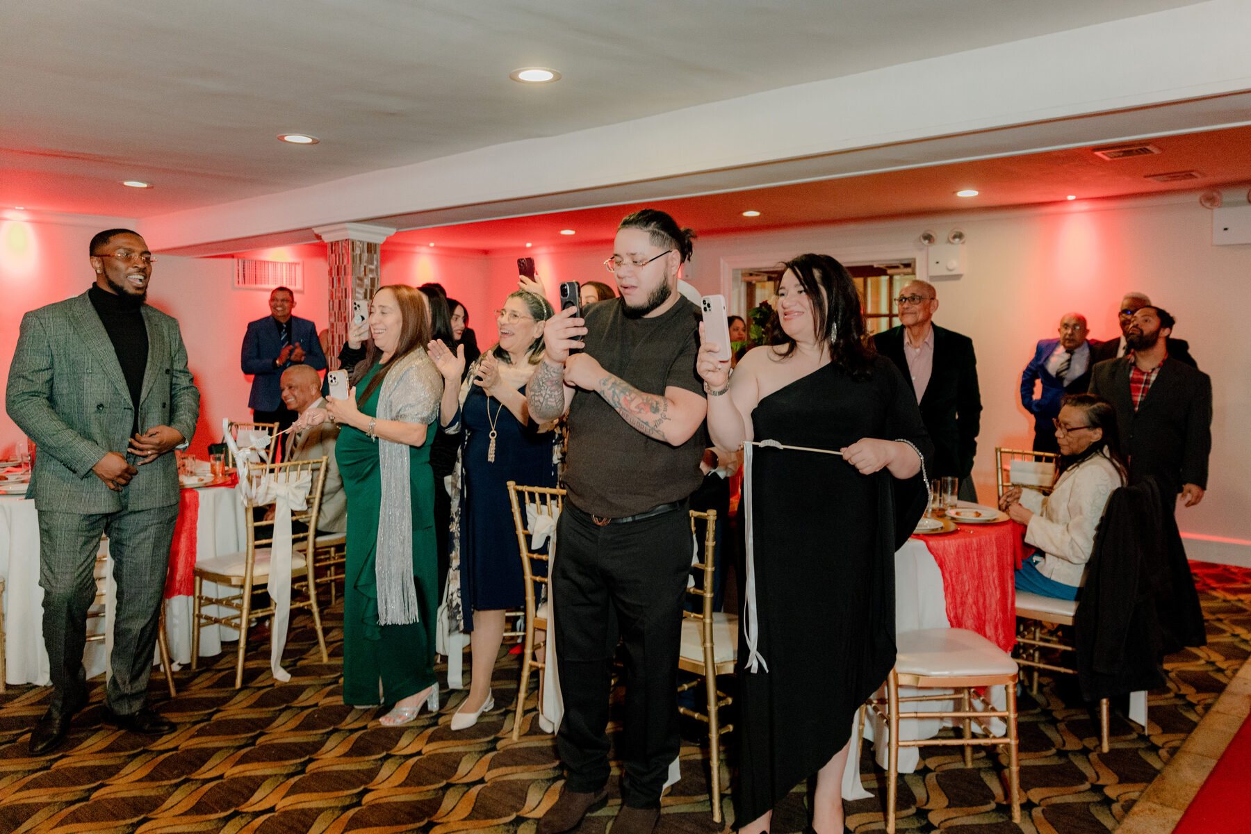 First dance in the ballroom